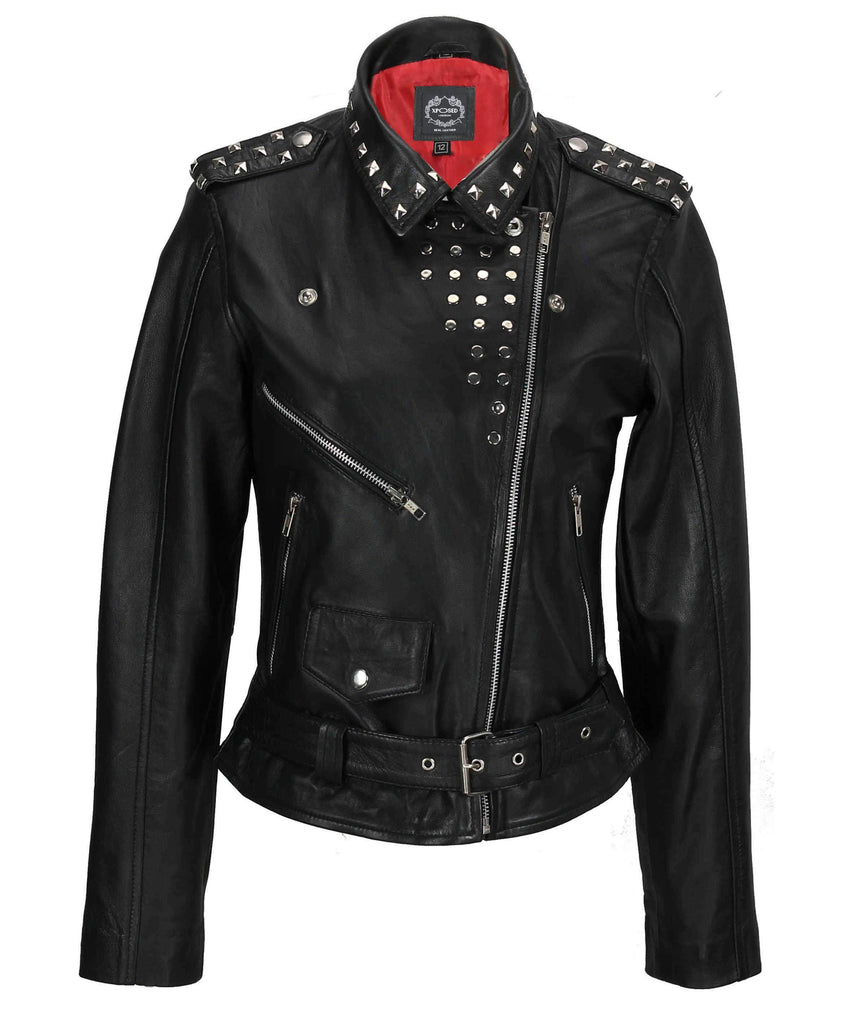 80's Metal Rock Chick 'Rockstar' Leather Jacket | 80's Metal New Rock ...
