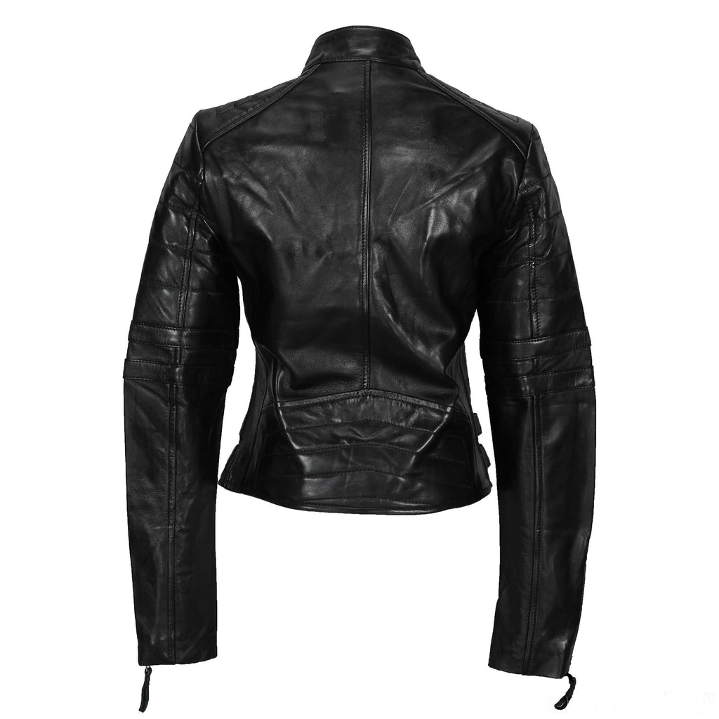 80's Metal Rock Chick 'Rocker' Leather Jacket | 80's Metal New Rock Bristol