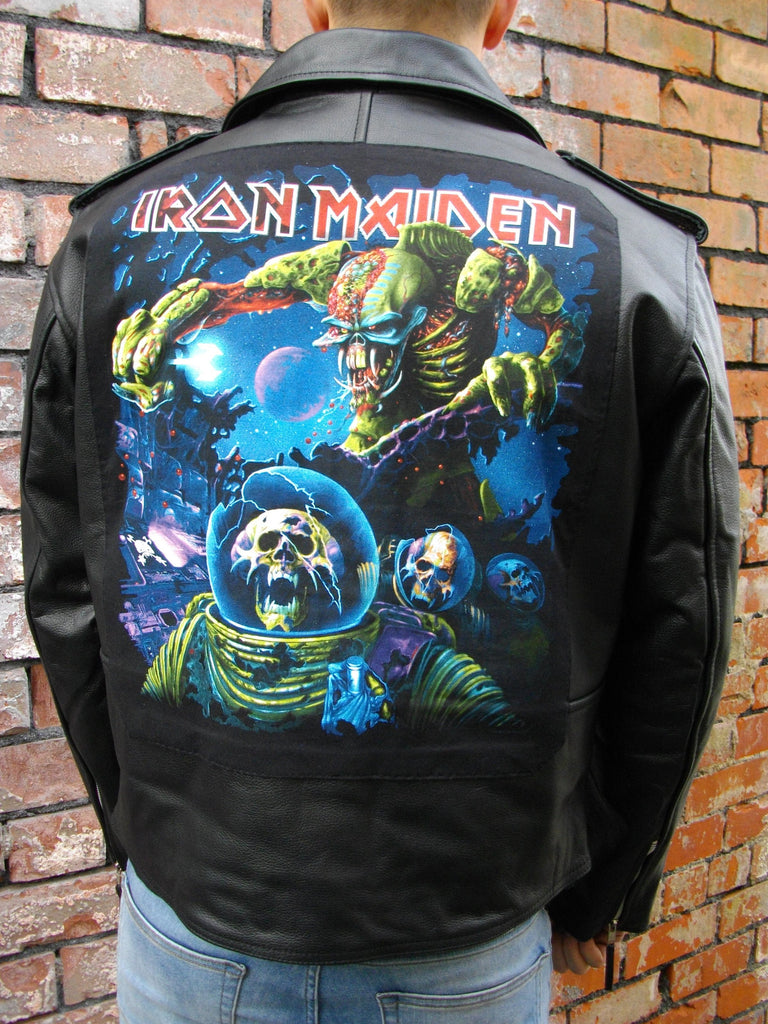 Metalworks Iron Maiden 'Final Frontier' Leather Jacket | 80's Metal New ...