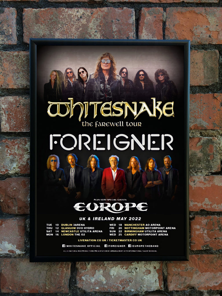 whitesnake foreigner europe tour 2022