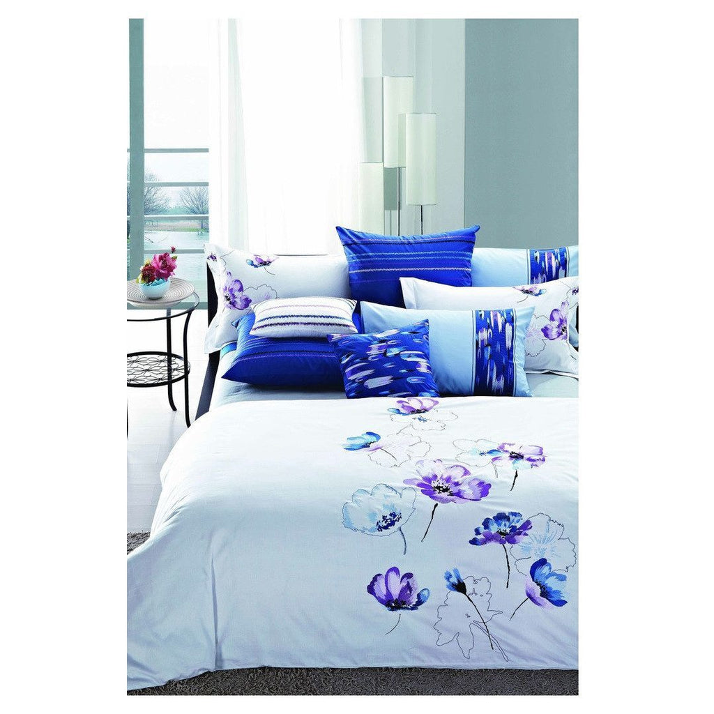 Buy Luxury Duvet Cover Blue Floral Nirvana Online In India Best