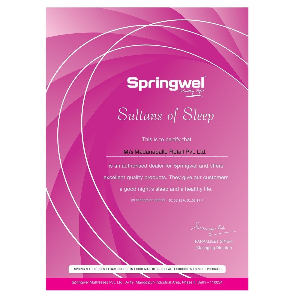 springwell latex mattress