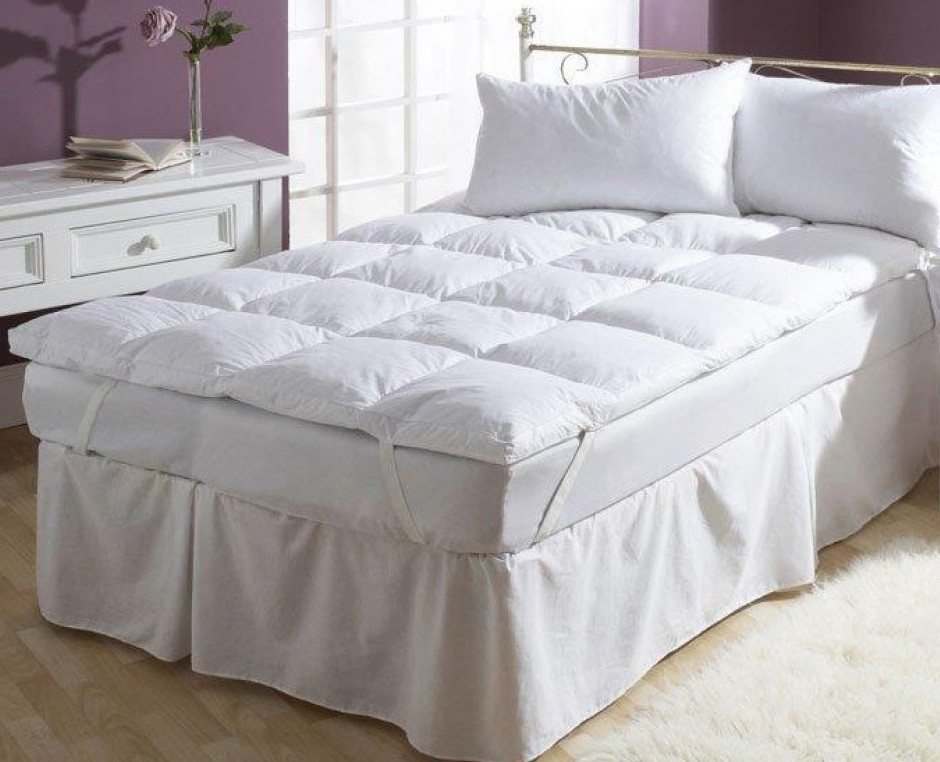 mattress topper down feather twin size