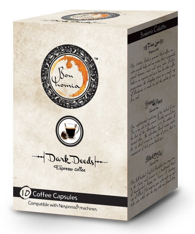 Buy Bonhomia Dark Deeds - Strong Nespresso Capsules (20 capsules ...