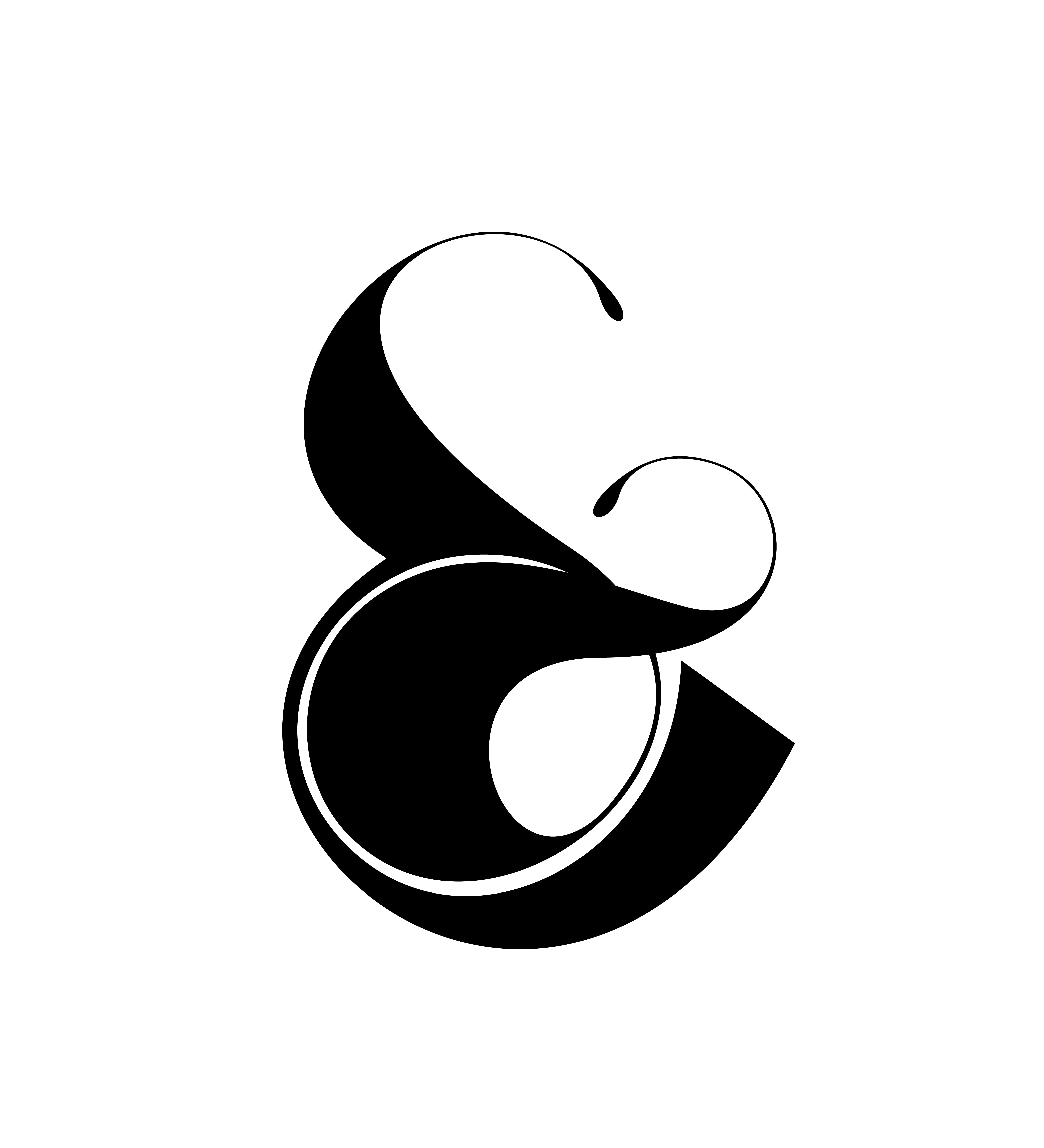 Playful ampersand - sexy custom ampersand collection by Moshik Nadav Typography