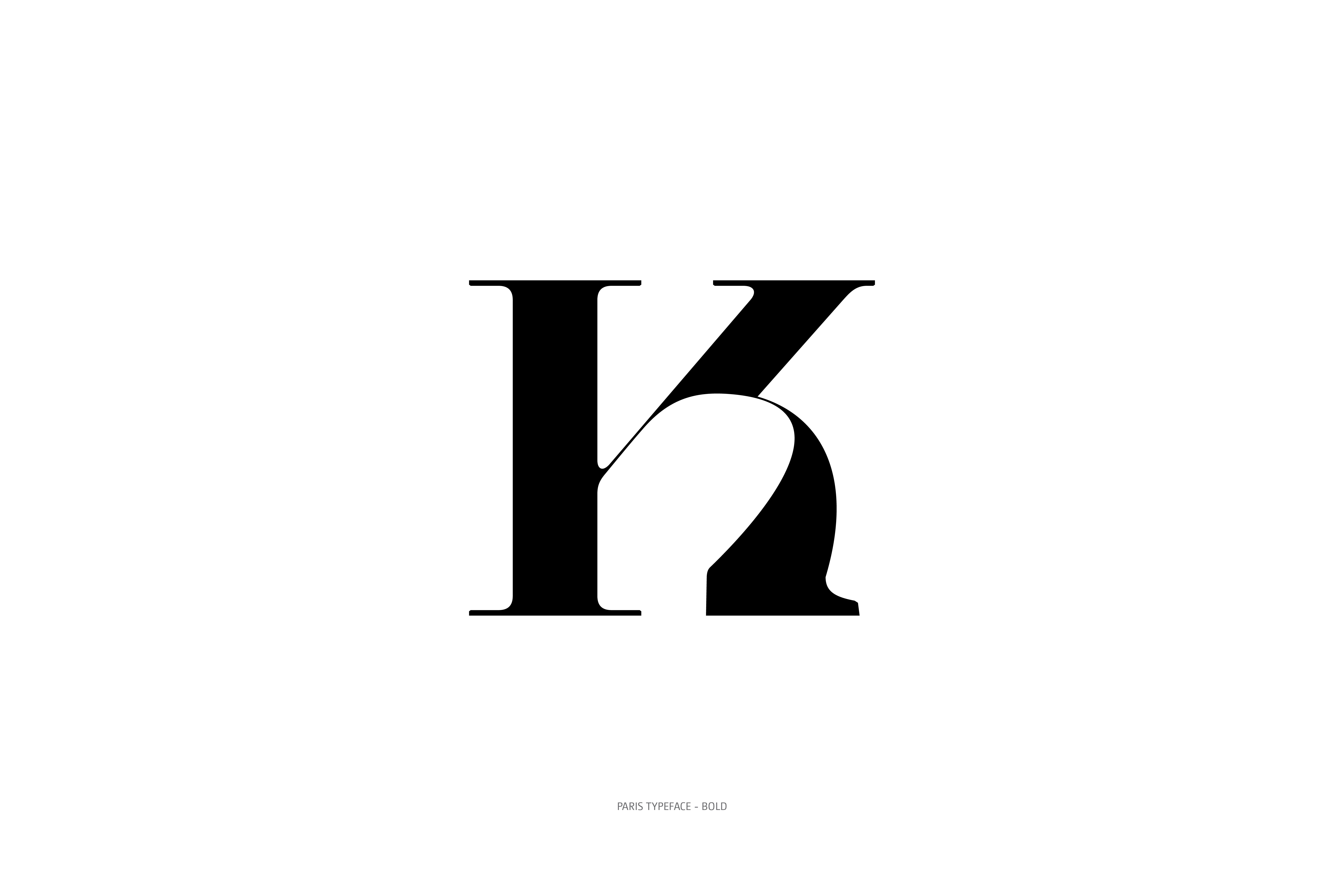 Paris Typeface Bold Plain Style Moshik Nadav Fashion Fonts Typography