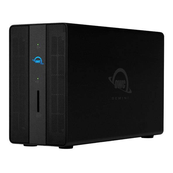 OWC 4TB Gemini Dock and Dual-Drive HDD RAID External Storage Solution