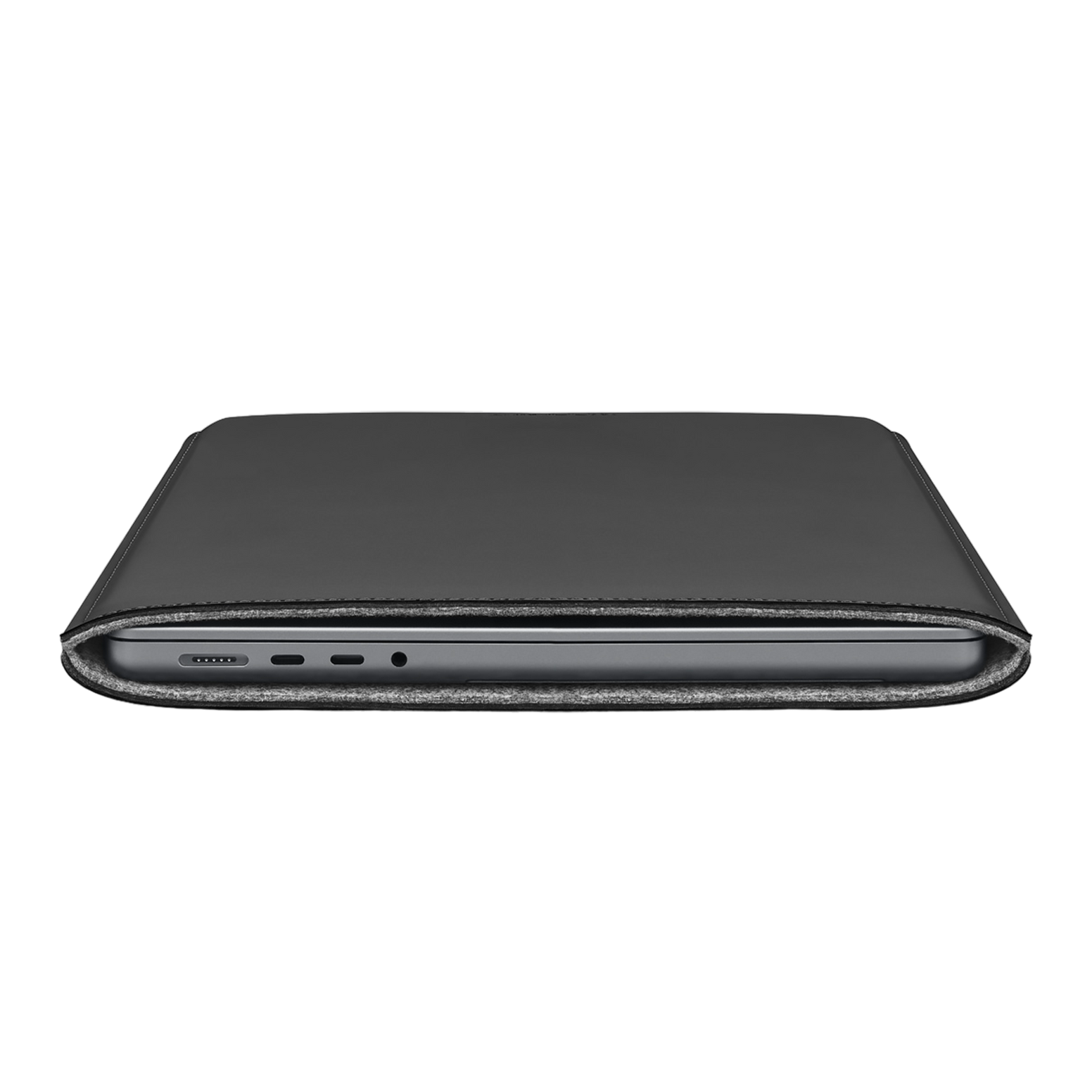 WOOLNUT Matte PU Sleeve for 14-inch MacBook Pro