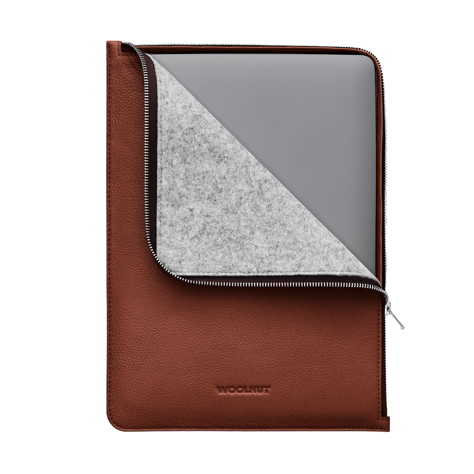 WOOLNUT Leather Folio for 13 / 14-inch MacBook - Cognac