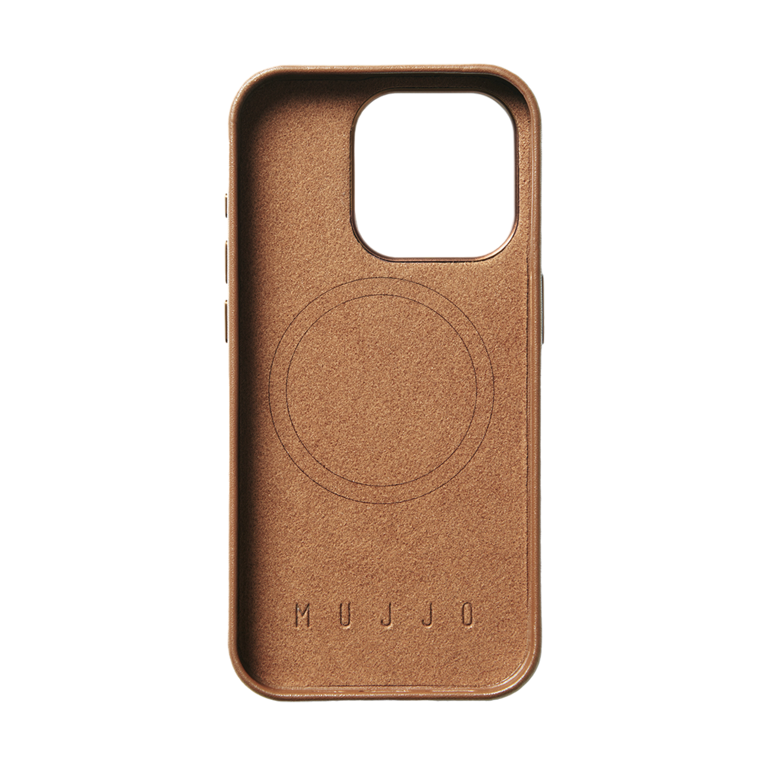 Mujjo Full Leather Case for iPhone 15 Pro - Tan