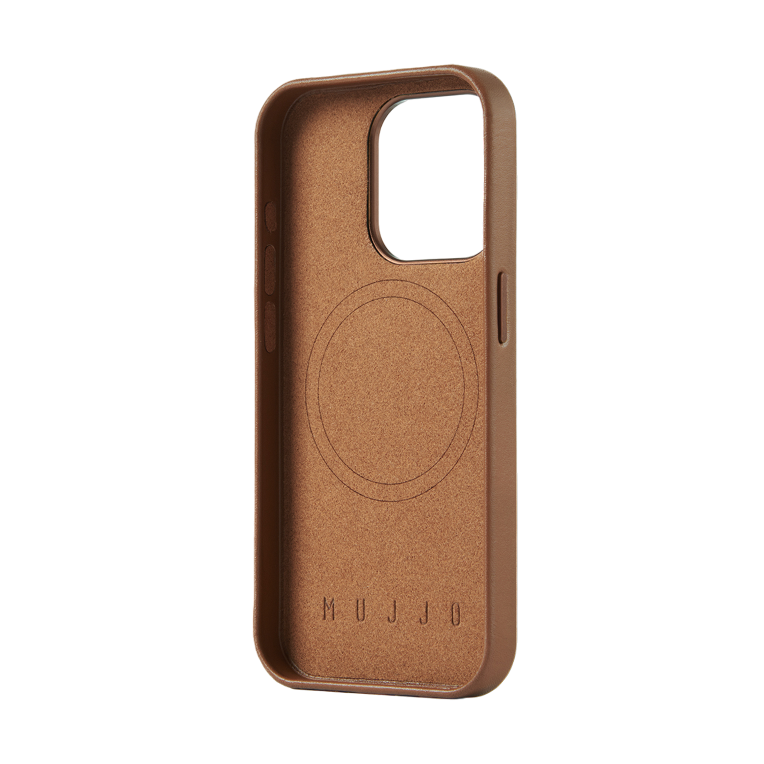 Mujjo Full Leather Case for iPhone 15 Pro - Tan