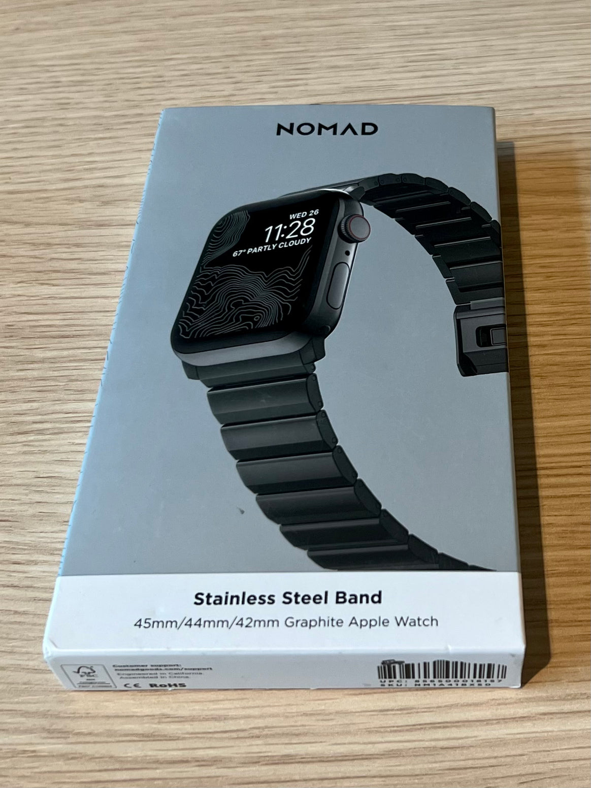 Nomad Steel Band - 45/49mm - Graphite - Open Box