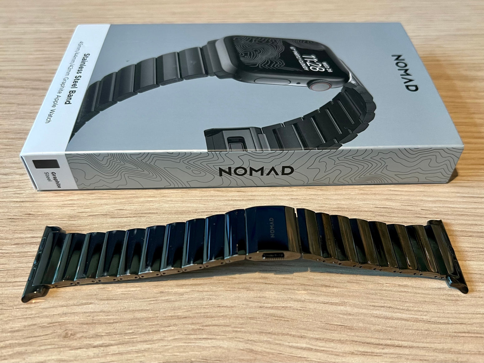 Nomad Steel Band - 45/49mm - Graphite - Open Box