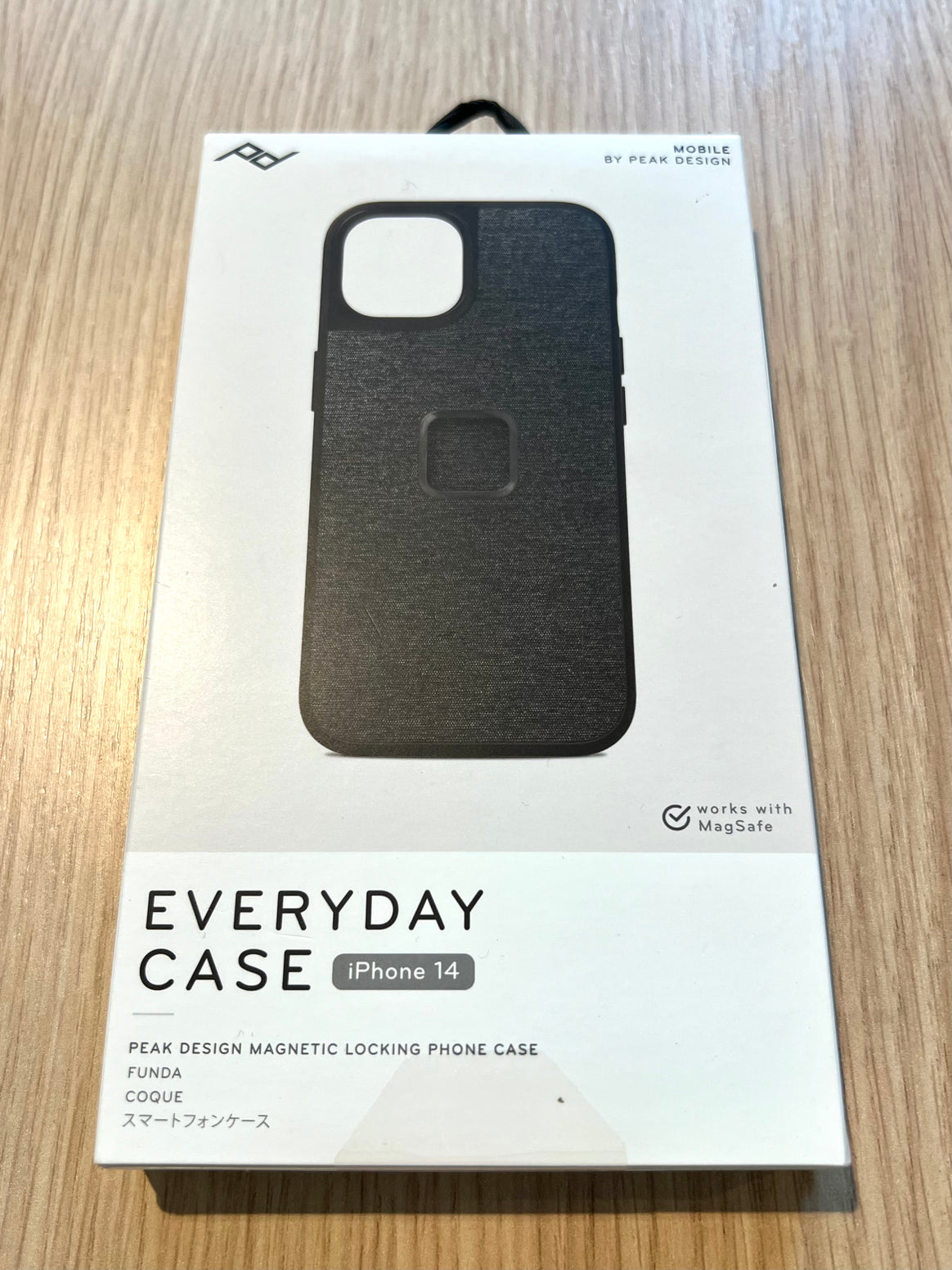 Peak Design Everyday Case for iPhone 14 - Charcoal - Open Box