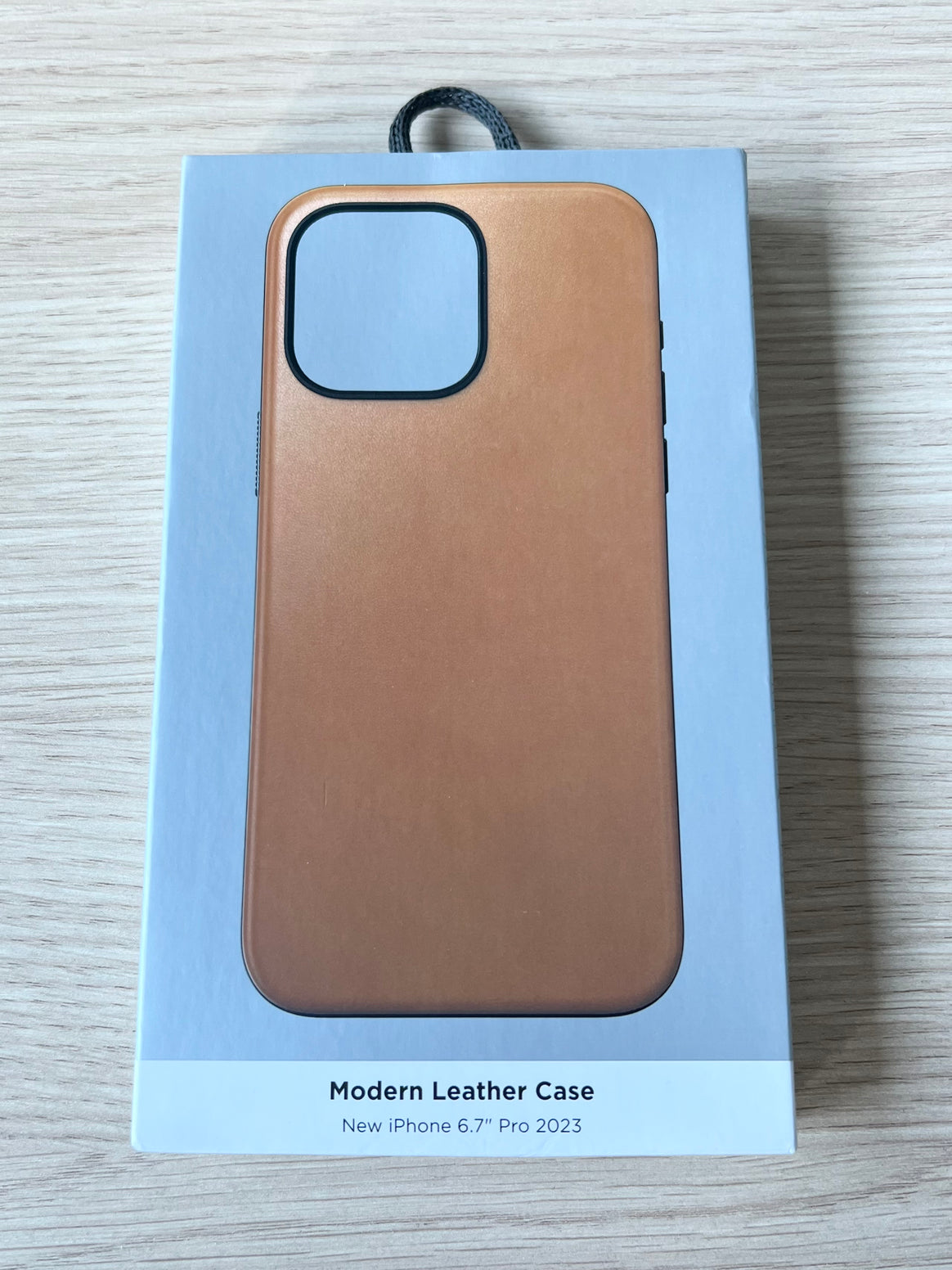 Nomad Modern Leather Case for iPhone 15 Pro Max - English Tan - Open Box