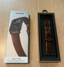 Nomad Modern Band with Horween Leather - 45/49mm - Brown - Black Hardware - Open Box