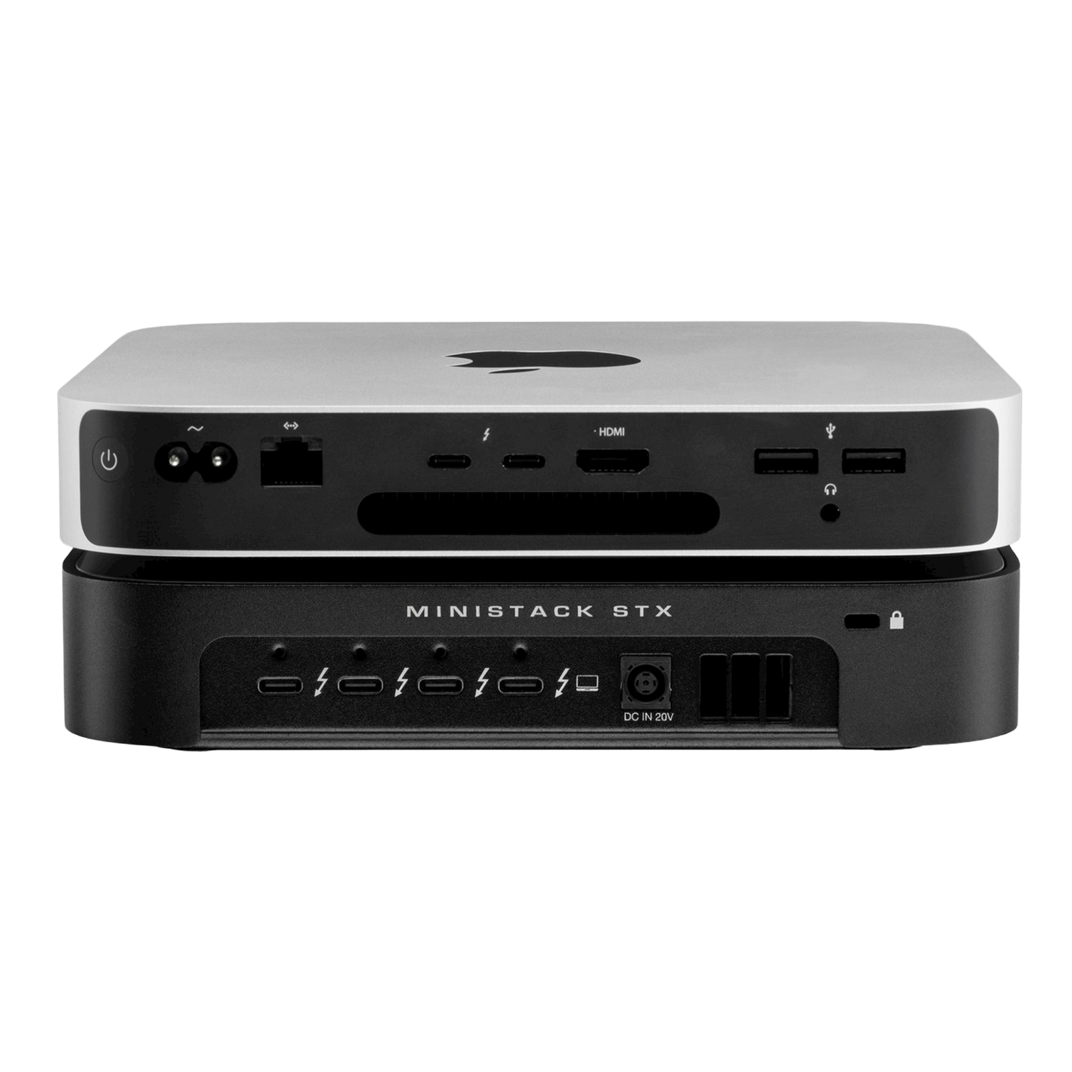 OWC 8TB (4TB HDD + 4TB NVMe) miniStack STX Stackable Storage and Thunderbolt Hub Xpansion Solution