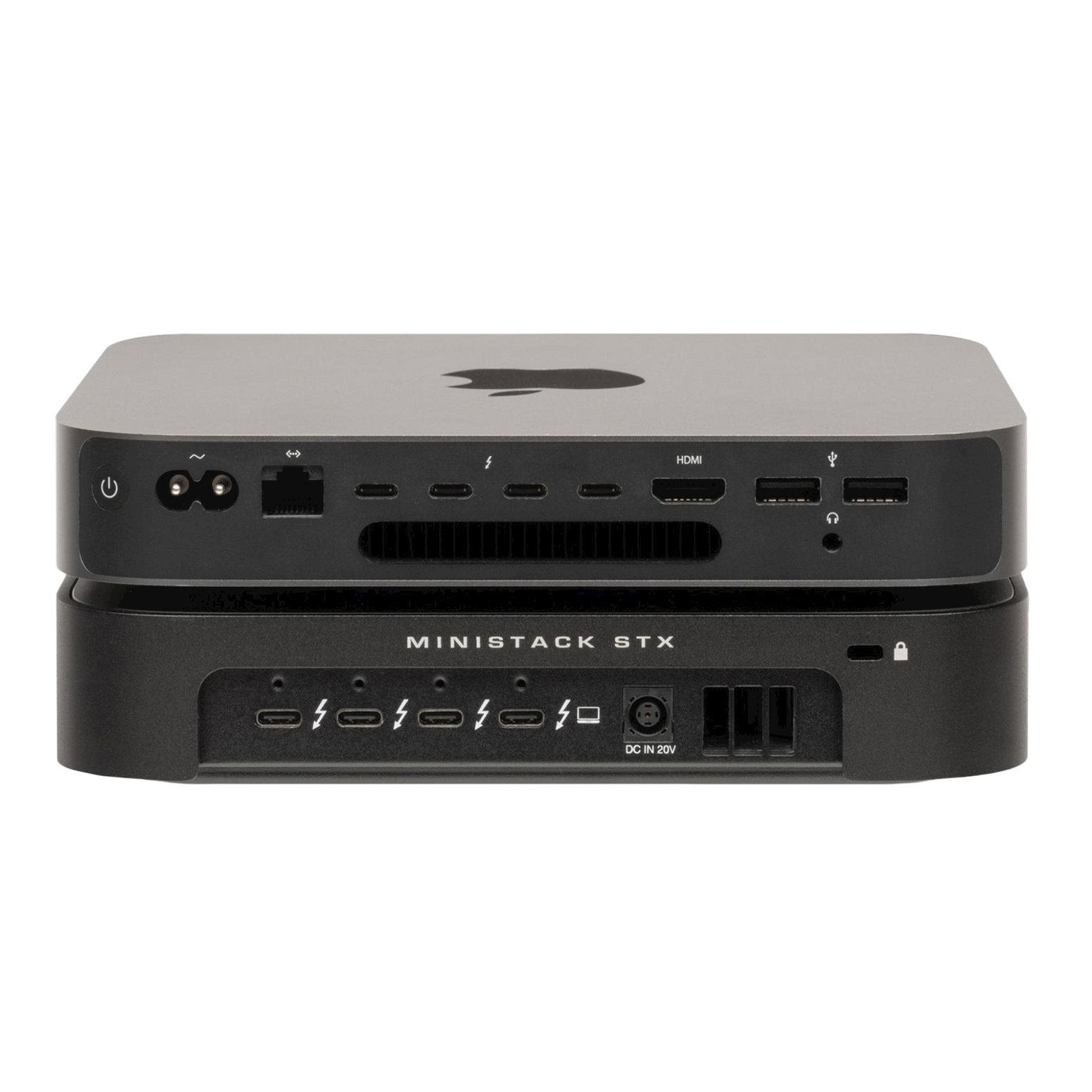 OWC 8TB (4TB HDD + 4TB NVMe) miniStack STX Stackable Storage and Thunderbolt Hub Xpansion Solution