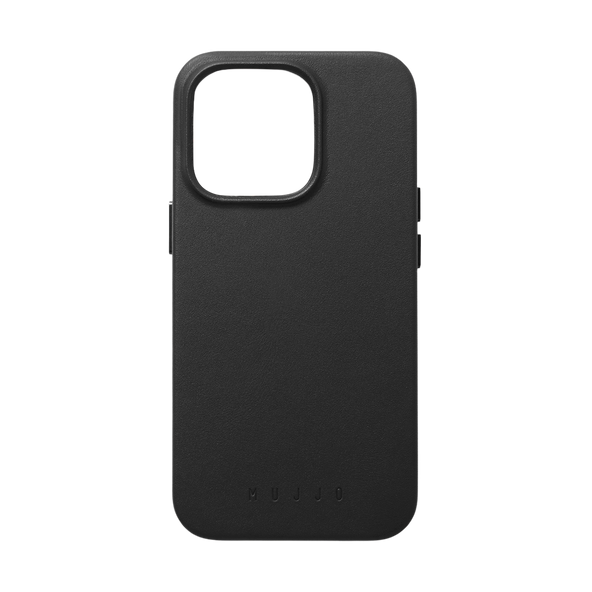 Mujjo Full Leather Case with MagSafe for iPhone 14 Pro - Black - Open Box