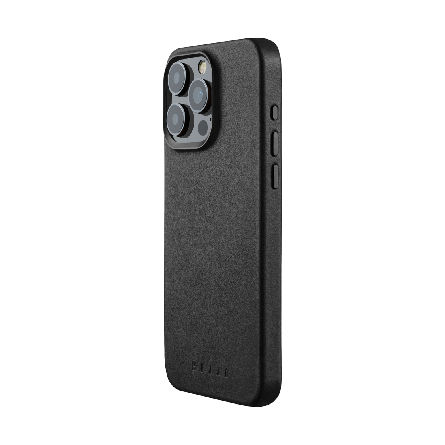 Mujjo Full Leather Case for iPhone 15 Pro Max - Black