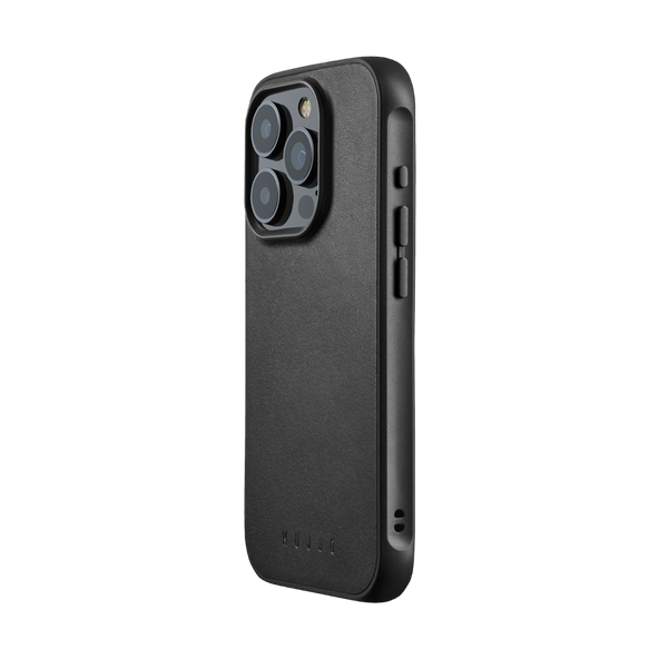 Mujjo Shield Case for iPhone 15 Pro - Black