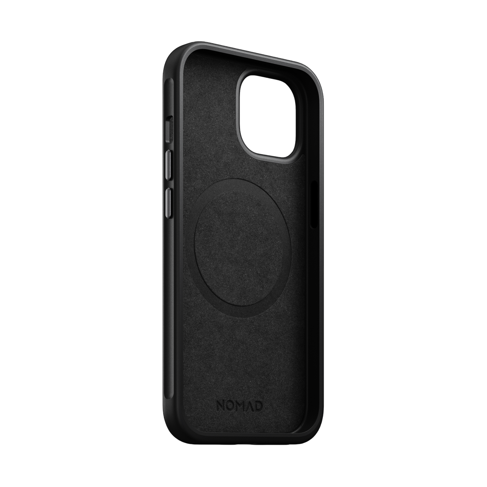 Nomad Modern Leather Case for iPhone 15 - Black 