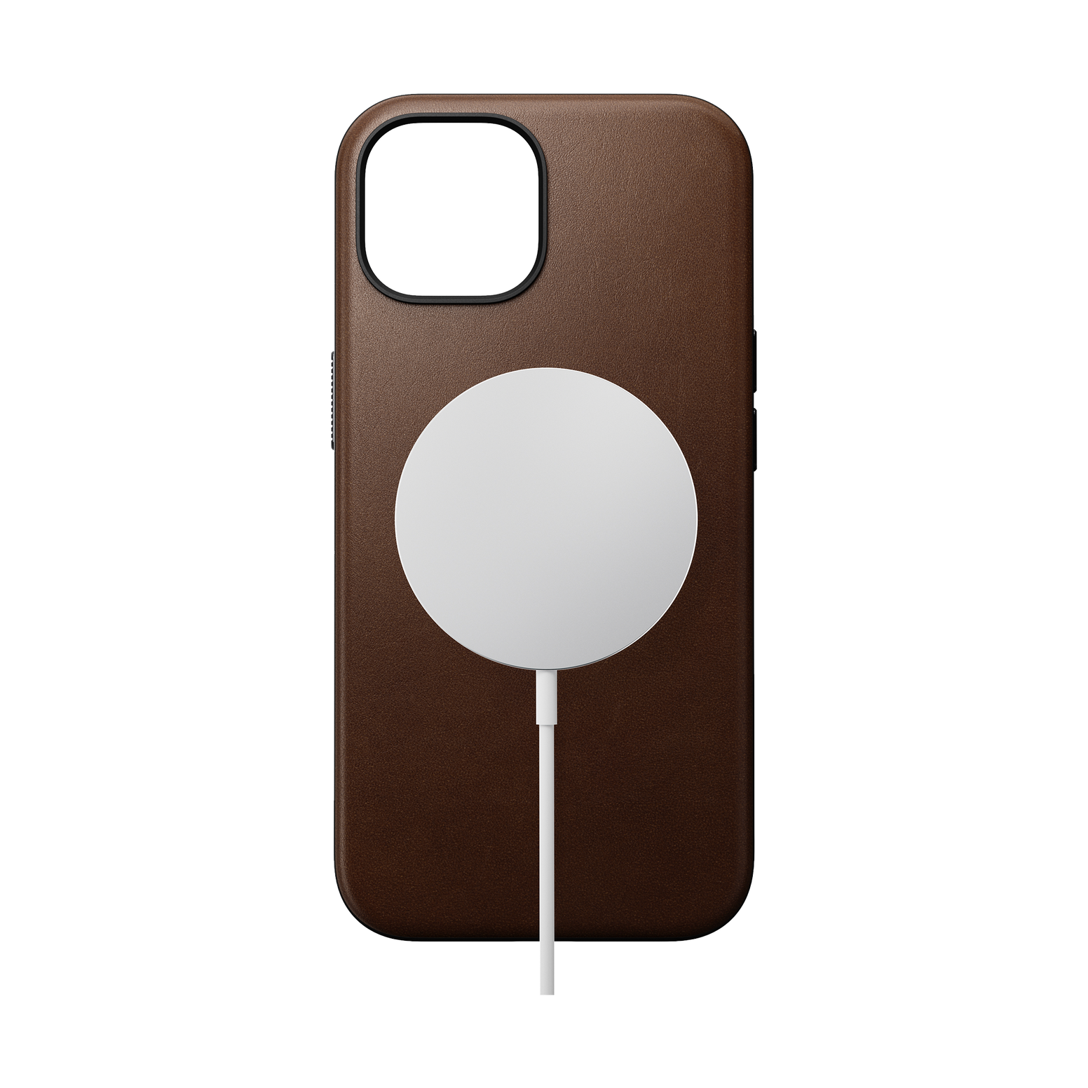 Nomad Modern Leather Case for iPhone 15 - Brown