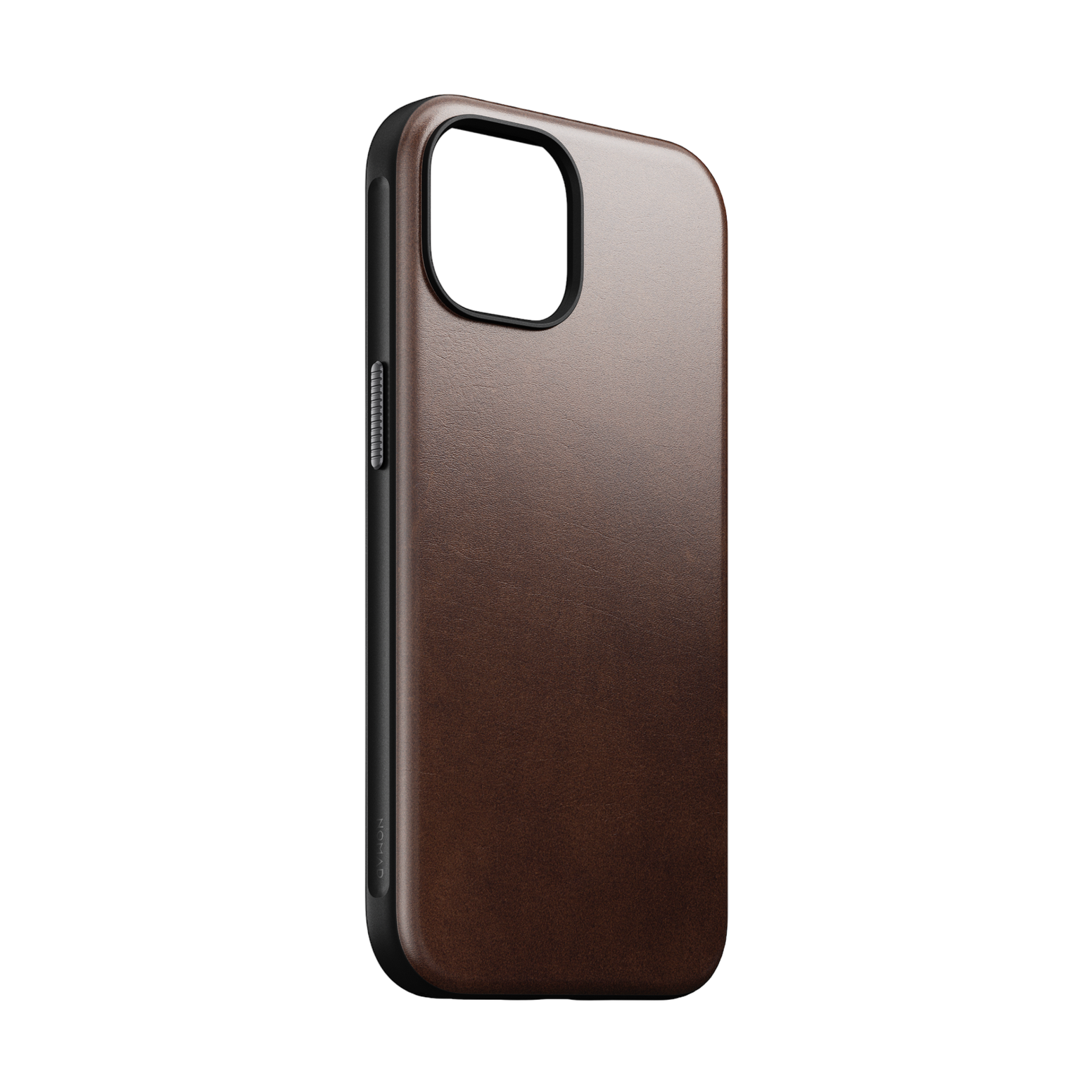 Nomad Modern Case with Horween Leather for iPhone 15 - Rustic Brown 
