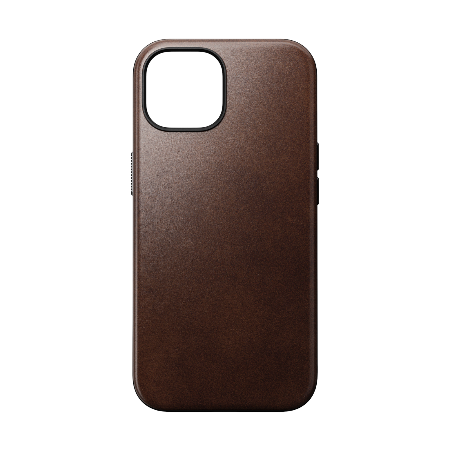 Nomad Modern Case with Horween Leather for iPhone 15 - Rustic Brown 