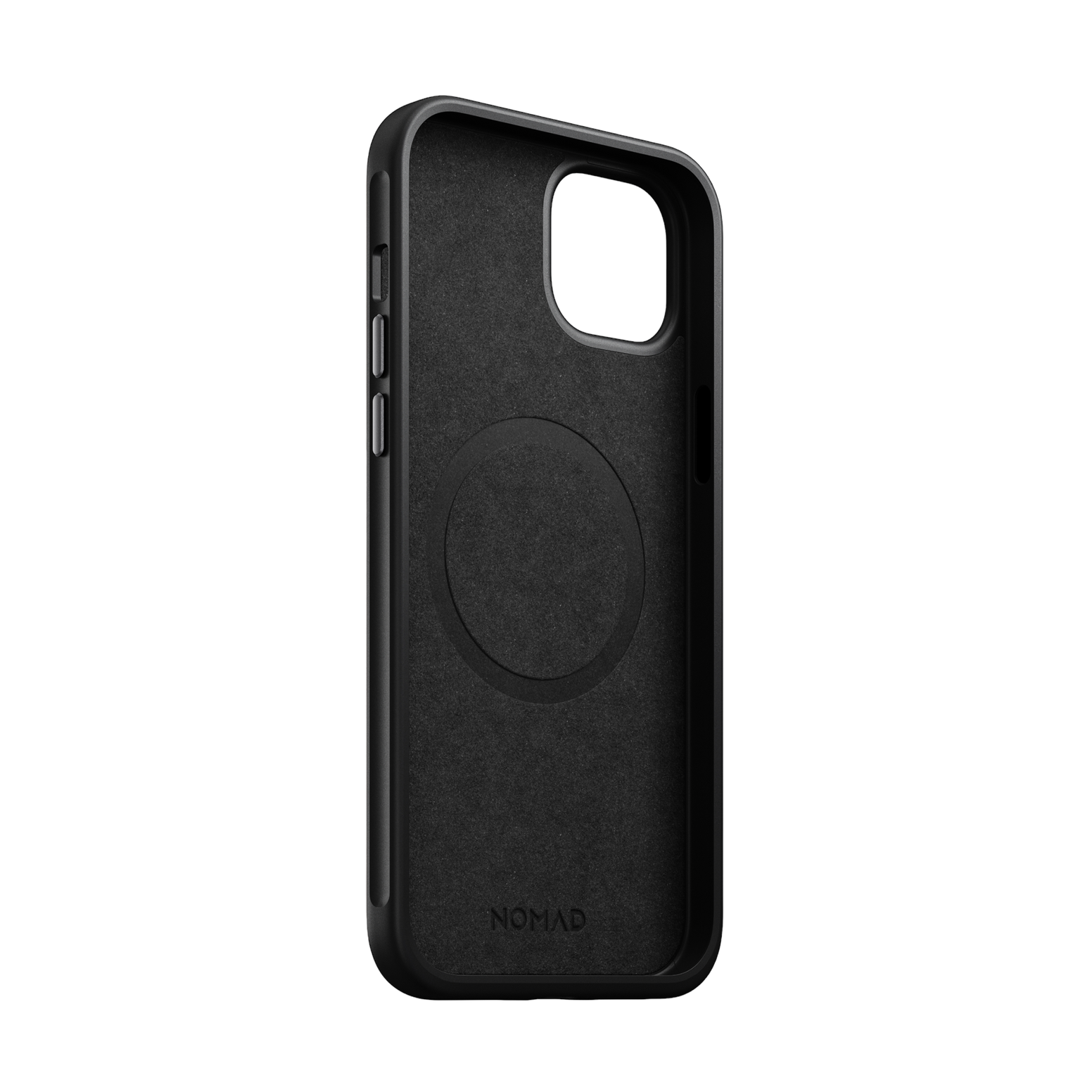 Nomad Modern Leather Case for iPhone 15 Plus - Black
