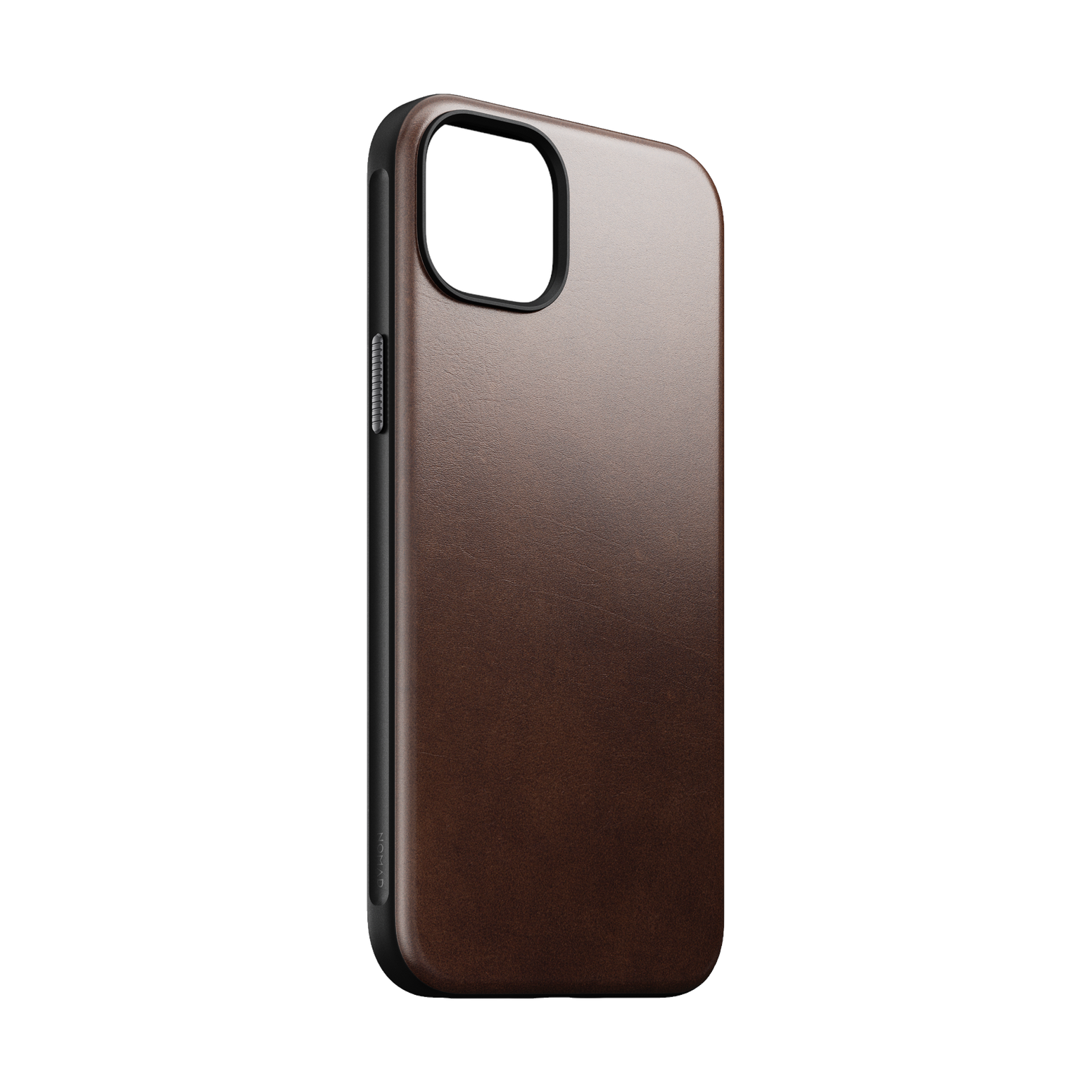 Nomad Modern Case with Horween Leather for iPhone 15 Plus - Rustic Brown