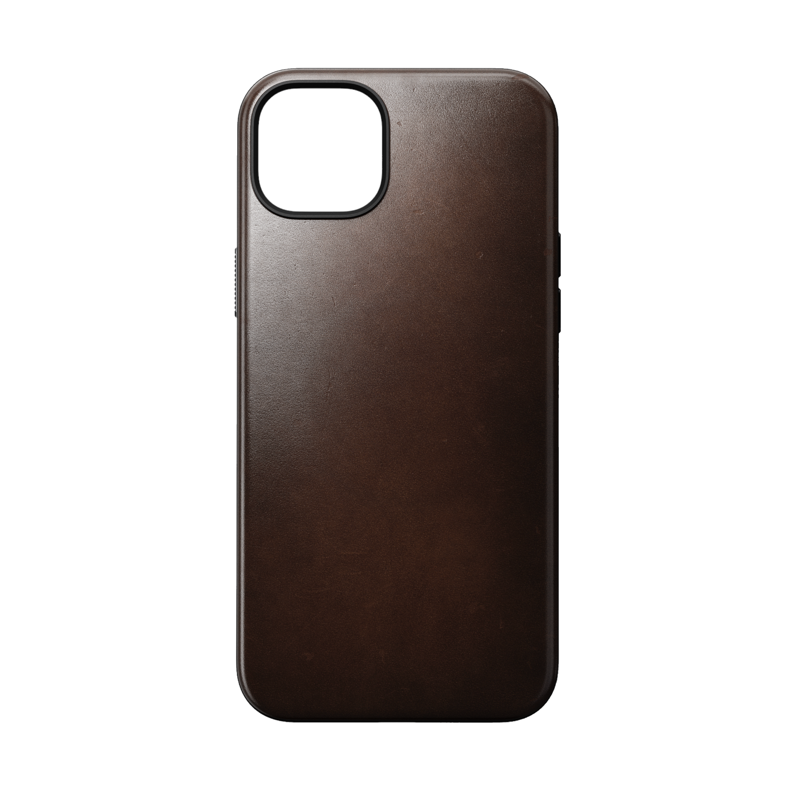 Nomad Modern Case with Horween Leather for iPhone 15 Plus - Rustic Brown