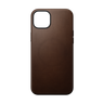 Nomad Modern Leather Case for iPhone 15 Plus - Brown 