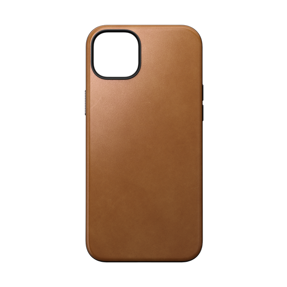 Nomad Modern Leather Case for iPhone 15 Plus - English Tan