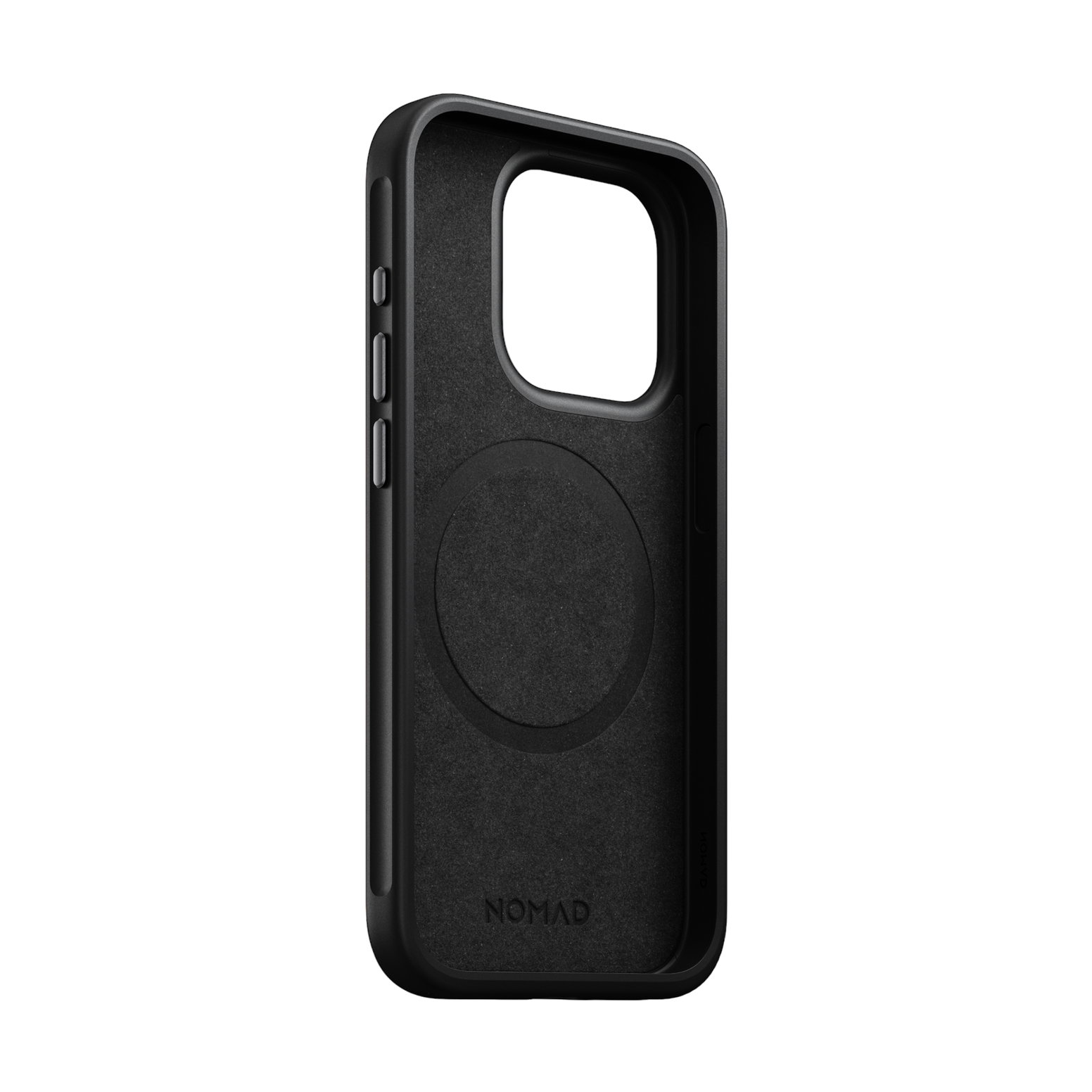 Nomad Modern Leather Case for iPhone 15 Pro - Black