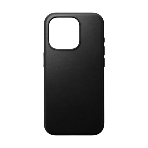 Nomad Modern Leather Case for iPhone 15 Pro - Black