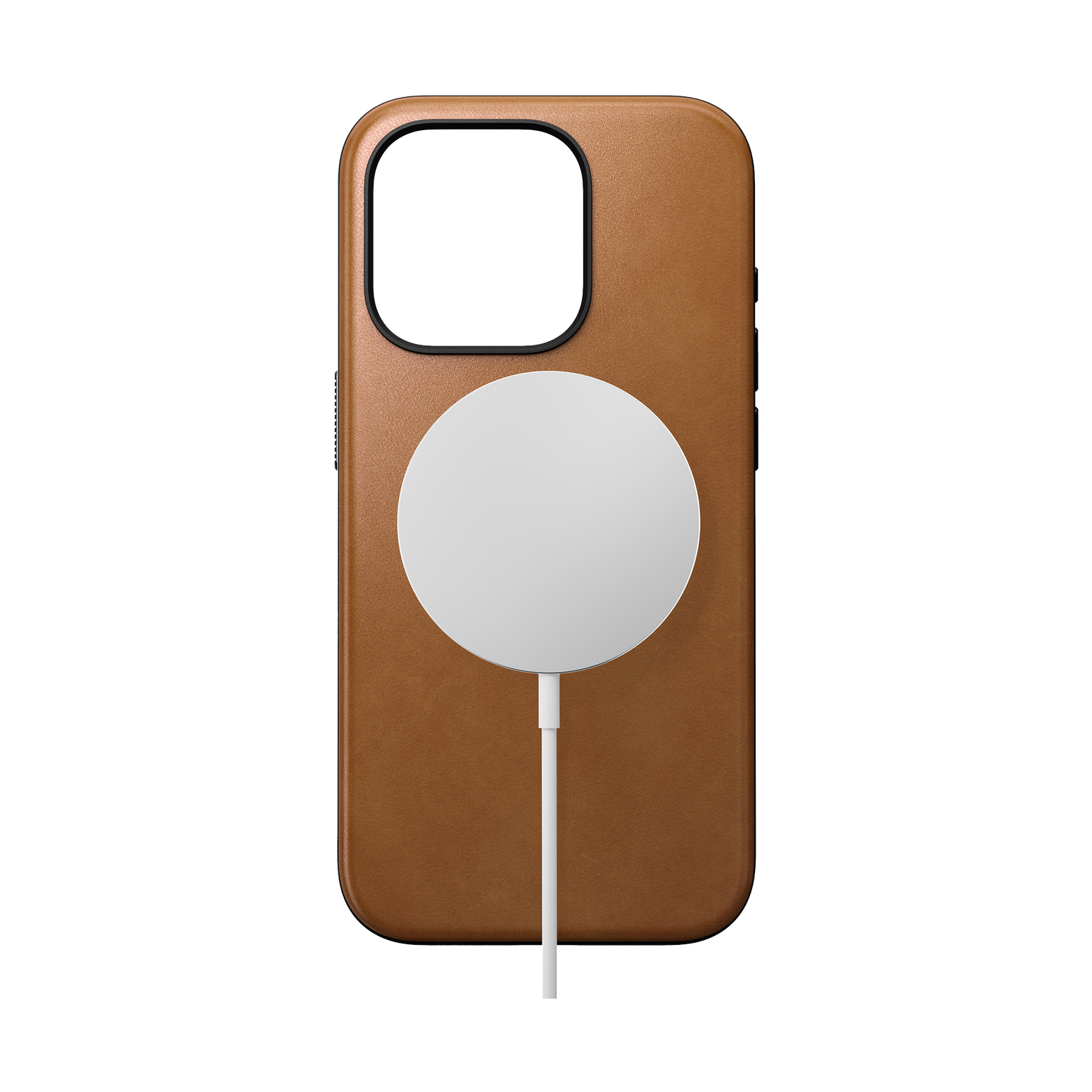 Nomad Modern Leather Case for iPhone 15 Pro - English Tan 