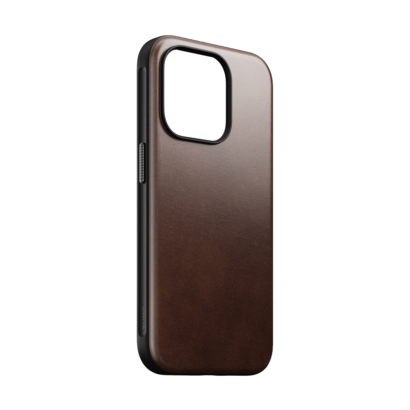 Nomad Modern Case with Horween Leather for iPhone 15 Pro - Rustic Brown