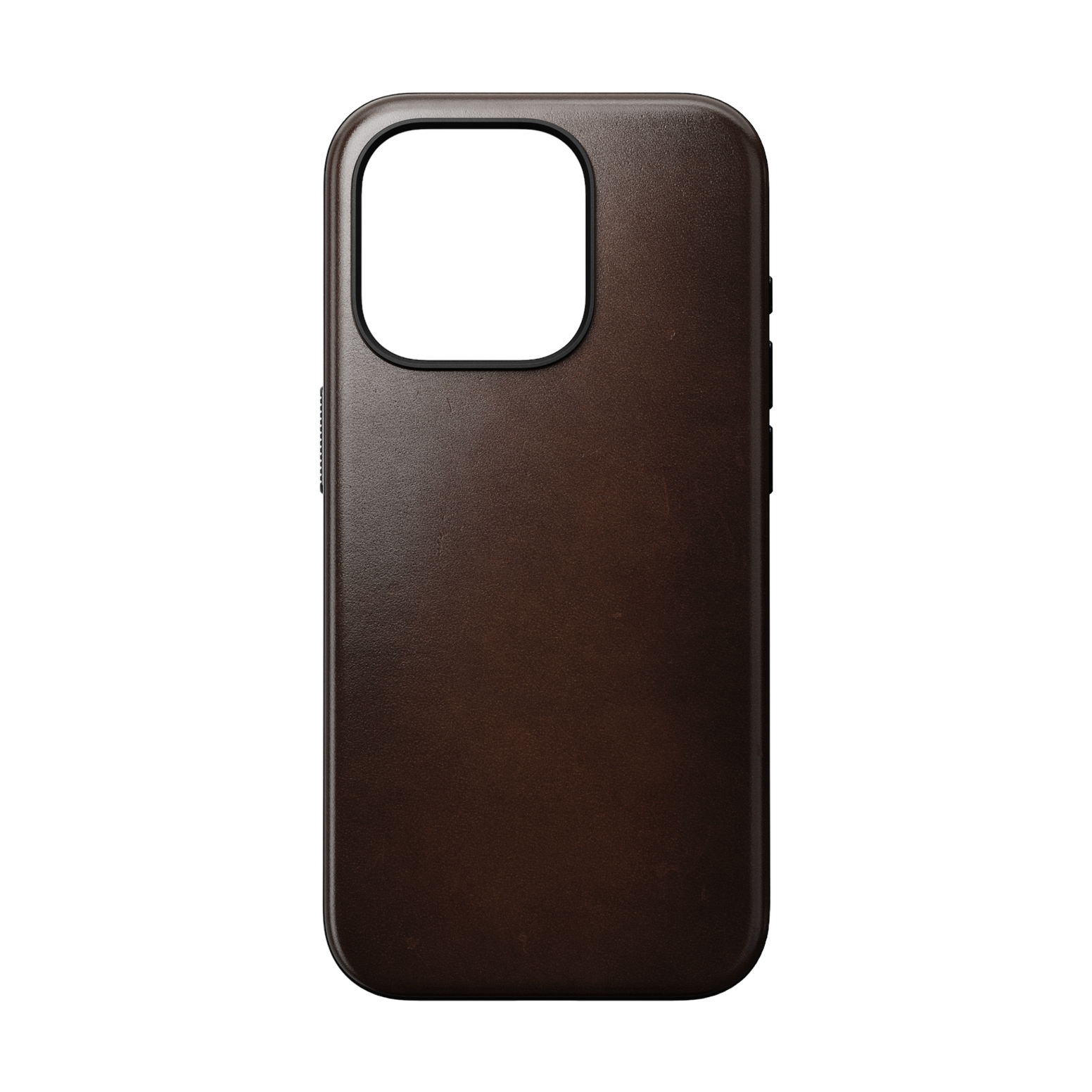 Nomad Modern Case with Horween Leather for iPhone 15 Pro - Rustic Brown