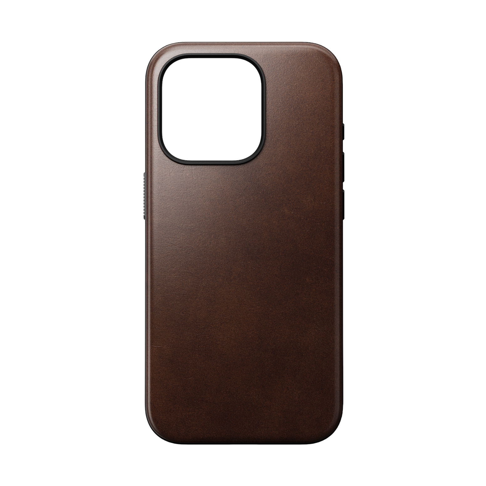 Nomad Modern Case with Horween Leather for iPhone 15 Pro - Rustic Brown