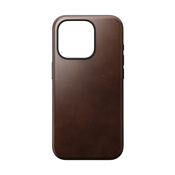 Nomad Horween Leather Brown Protective Case - for iPhone 15 Pro Max