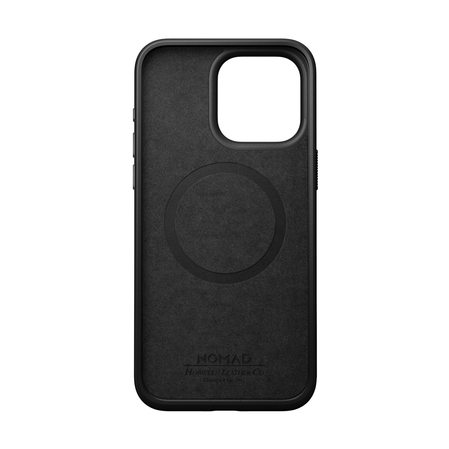 Nomad Modern Case with Horween Leather for iPhone 15 Pro Max - Black 