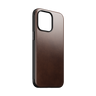 Nomad Modern Case with Horween Leather for iPhone 15 Pro Max - Rustic Brown