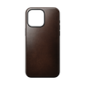 Nomad Modern Case with Horween Leather for iPhone 15 Pro Max - Rustic Brown