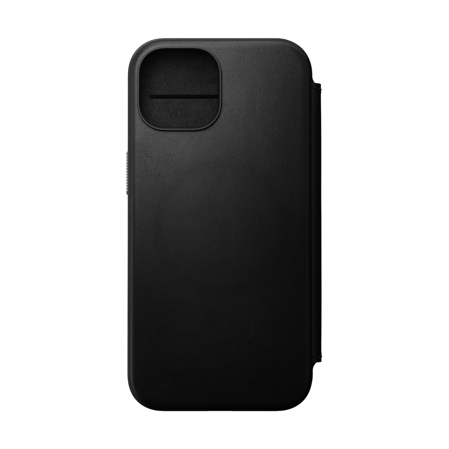 Nomad Modern Leather Folio for iPhone 15 - Black 