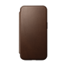 Nomad Modern Leather Folio for iPhone 15 - Brown - Discontinued