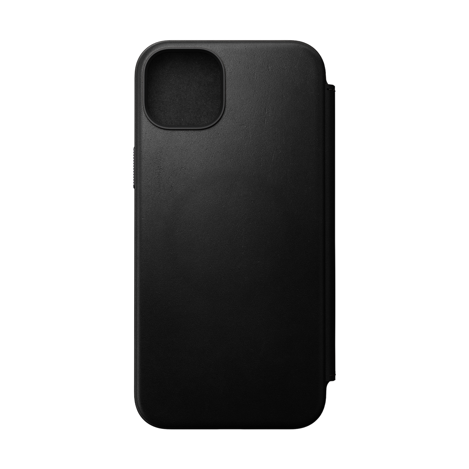 Nomad Modern Leather Folio for iPhone 15 Plus - Black