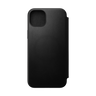 Nomad Modern Leather Folio for iPhone 15 Plus - Black