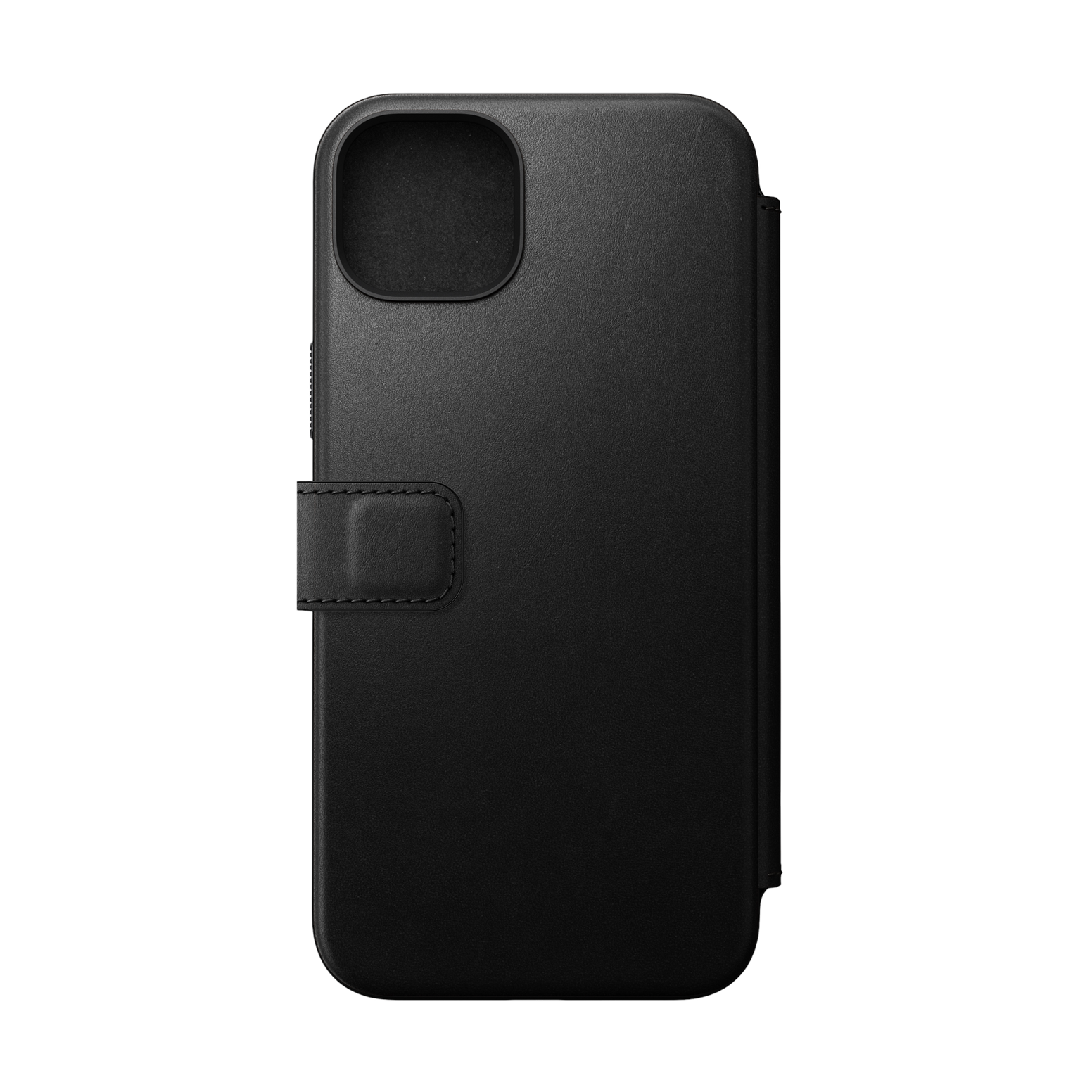 Nomad Modern Leather Folio for iPhone 15 Plus - Black