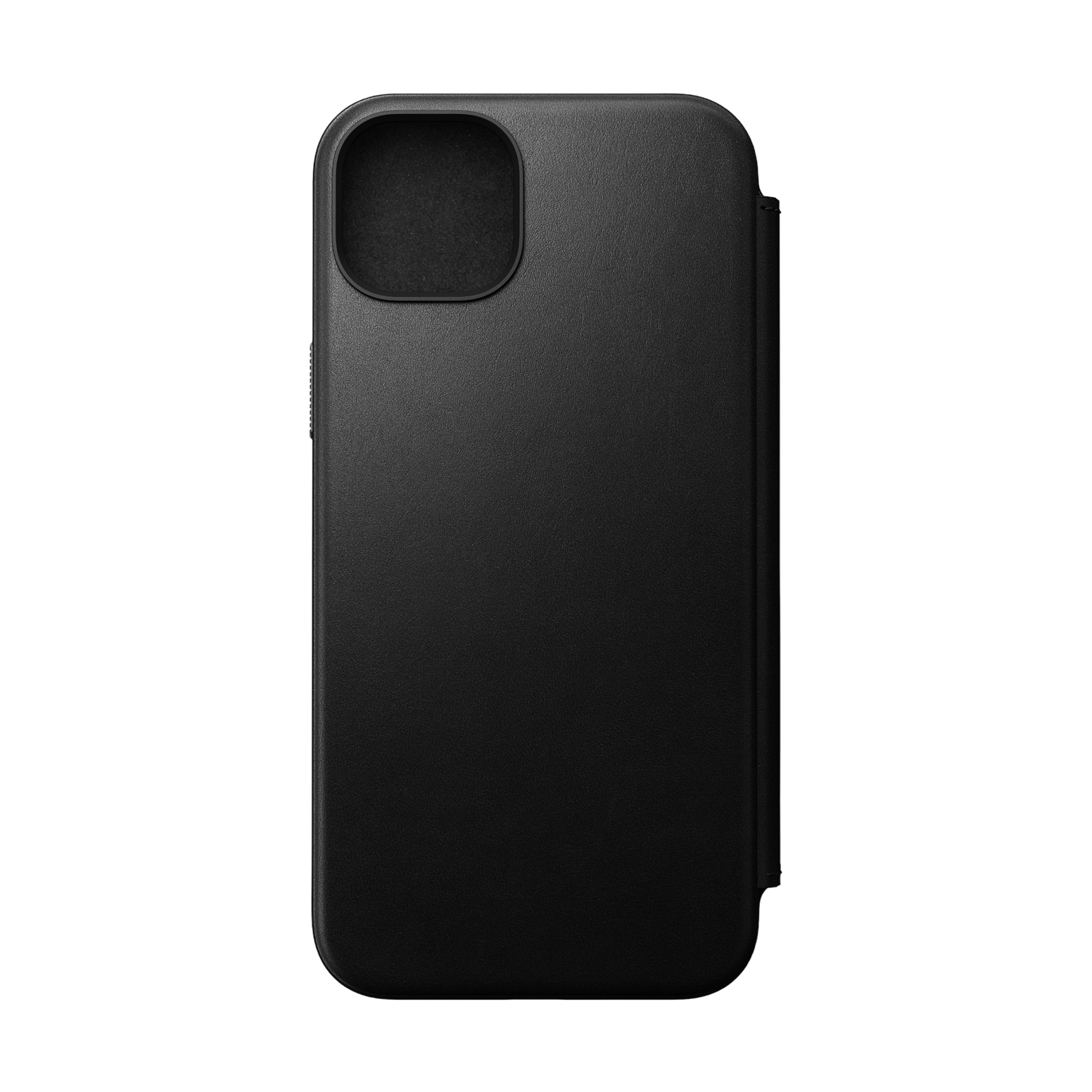 Nomad Modern Leather Folio for iPhone 15 Plus - Black